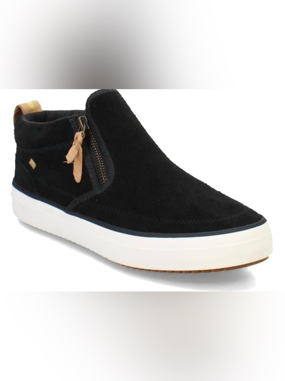 Sperry Black Suede Crest Lug sneaker, 9